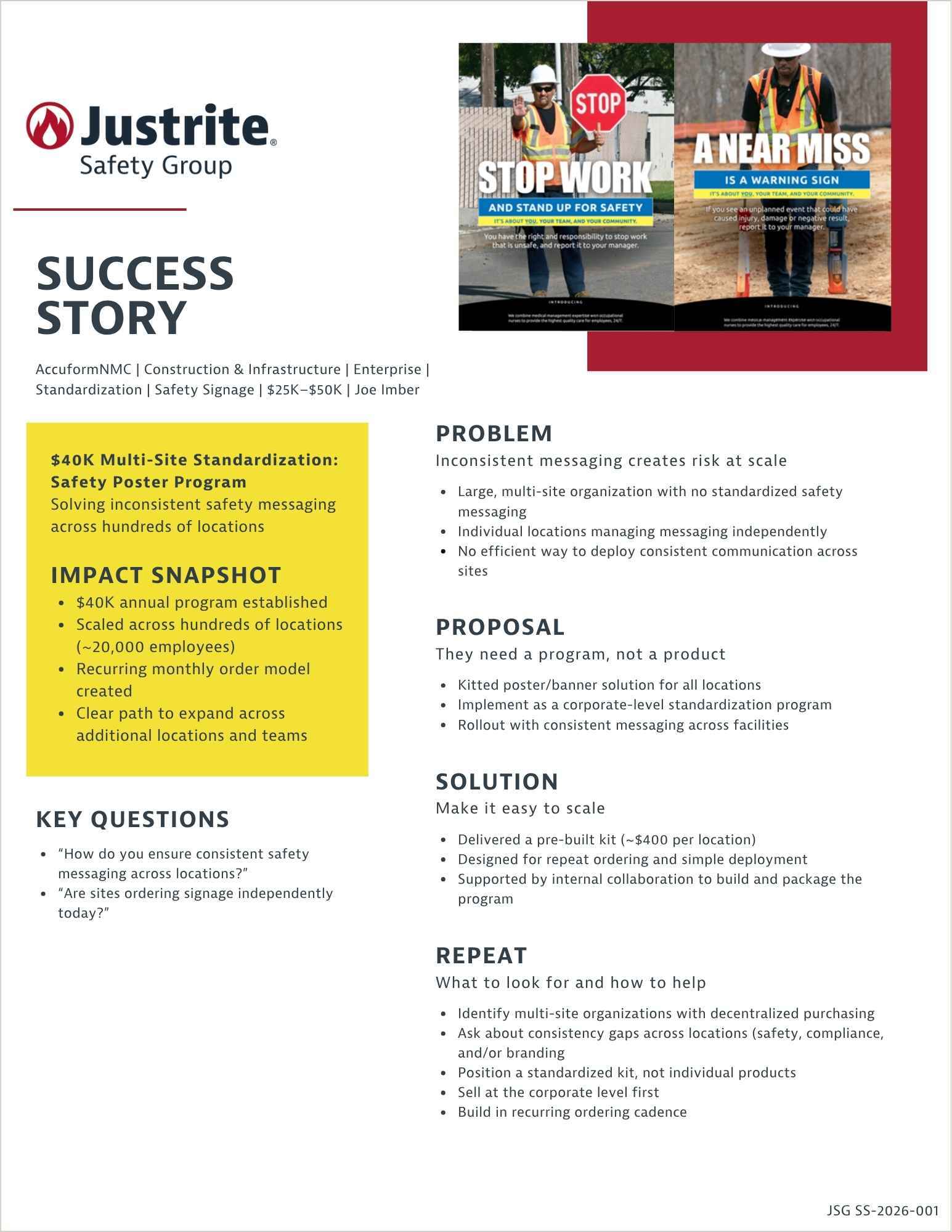 JSG SUCCESS STORY SS-2026-001 JSG SUCCESS STORY SS-2026-001