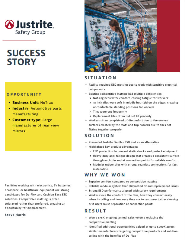NoTrax Auto ESD Success Story Thumbnail